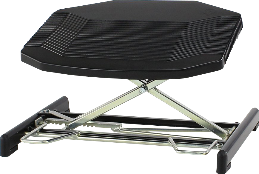 ESD Footboard Basic 952 ESD Footrest Adjustable Height 8-29 cm Scissor Mechanism Adjustable Tilting 